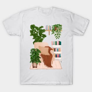 TBR room with plants T-Shirt